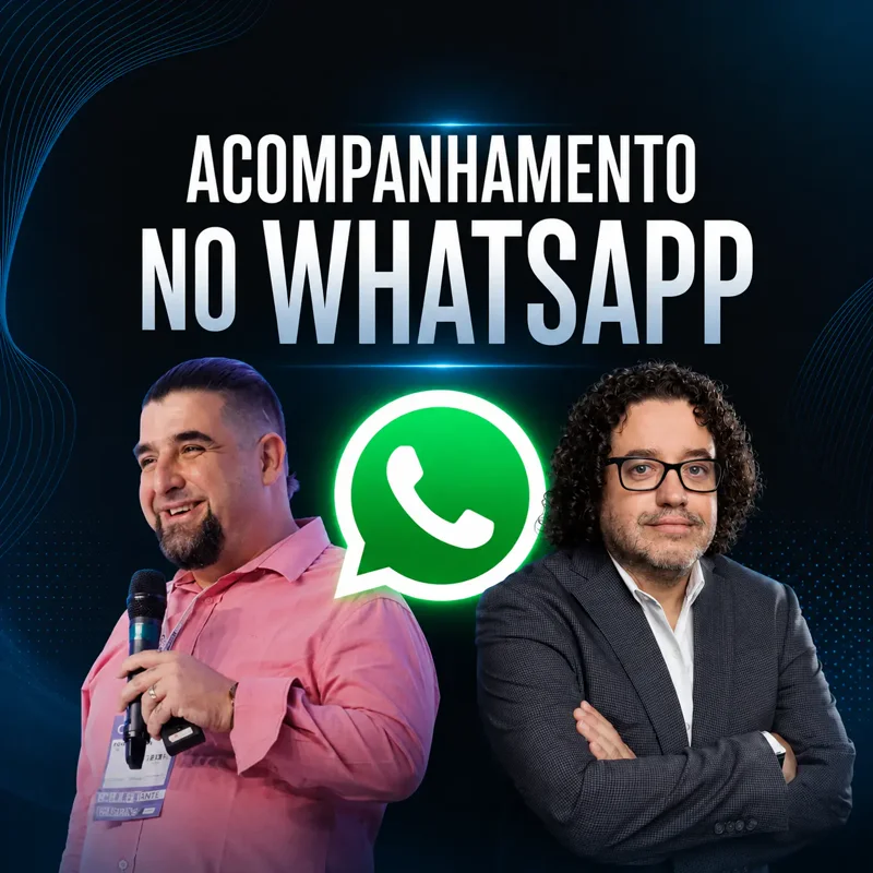 Grupo de acompanhamento no WhatsApp com os doutores da Microbiota Academy