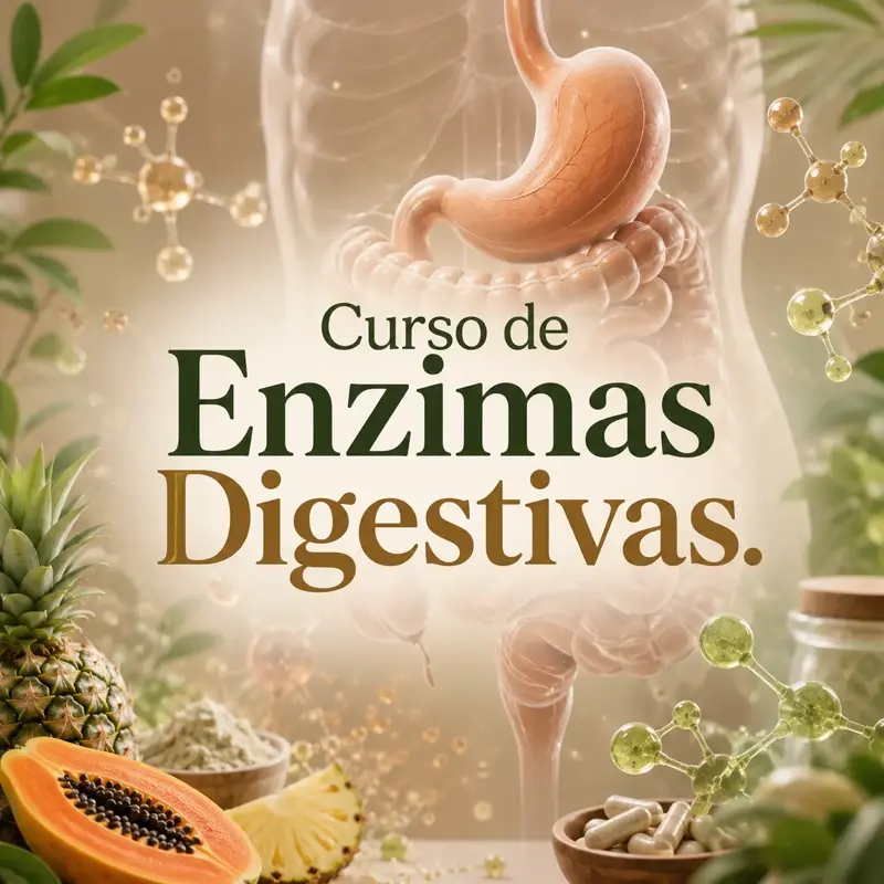 Arte do Curso de Enzimas Digestivas